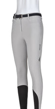 Load image into Gallery viewer, Equiline Women's Knee Grip Breeches Ernaek Higher Waist (tempest, ice & white)