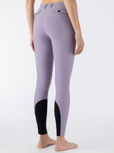 Load image into Gallery viewer, Equiline knee grip breeches Eqgurk SS26 (white/black/mauve)
