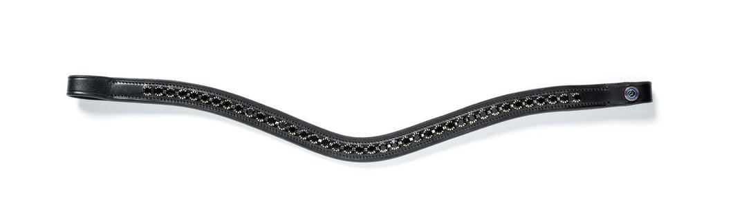 TRUST browband with black diamonds