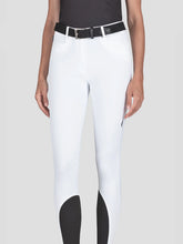 Load image into Gallery viewer, Equiline Women&#39;s Knee Grip Breeches Catirk (navy &amp; white)
