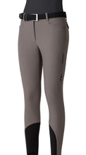 Load image into Gallery viewer, Equiline Knee Grip Breeches Atirce FW23 (seaport blue &amp; deep sand)
