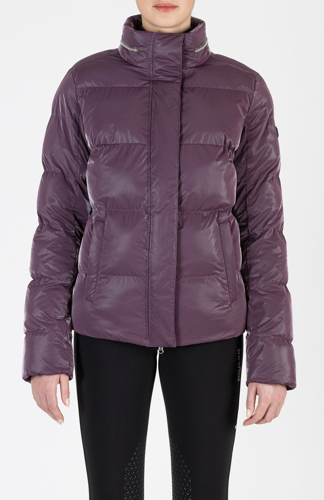 Equiline Quilted Jacket Gonger FW23 (hortensia & black)