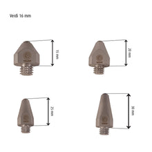 Load image into Gallery viewer, TRUST Stud Verdi 16 mm (set of 2 pieces)
