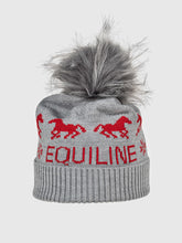 Load image into Gallery viewer, EQUILINE CHRISTMAS WOOL PON PON HAT WITH EQUILINE LOGO
