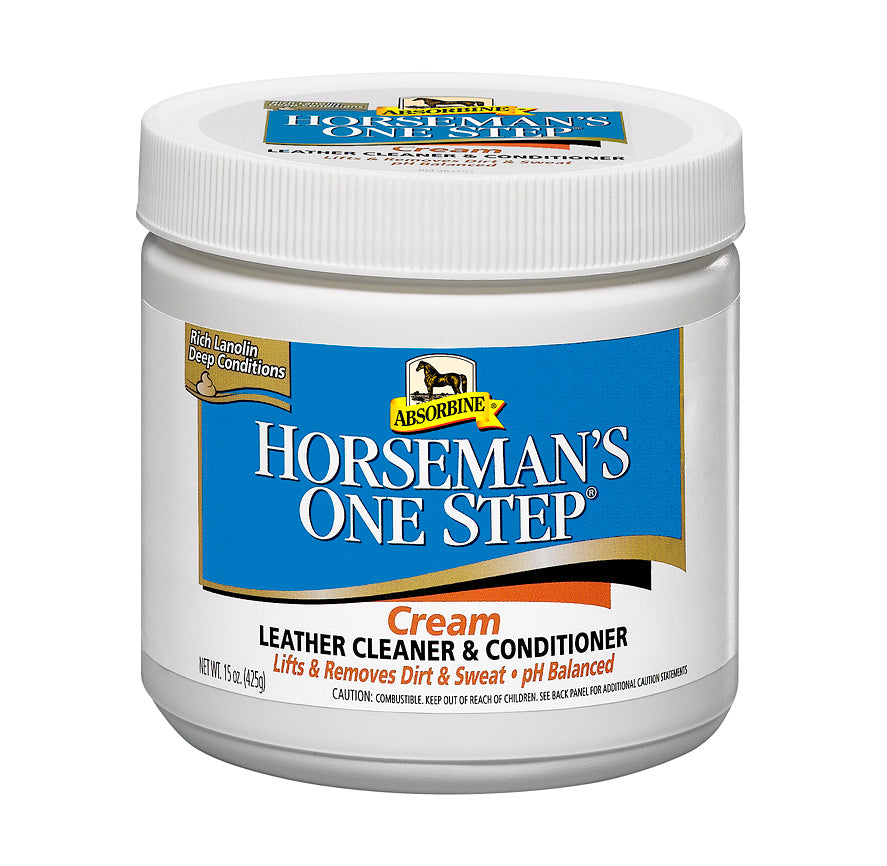 Absorbine One Step Cream Leather Cleaner & Conditioner