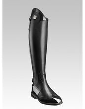 Load image into Gallery viewer, Tucci Marilyn long boots with punched &amp; patent leather details
